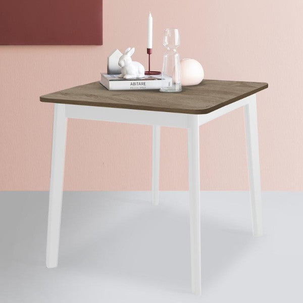 Tavolo quadrato allungabile Dine 90x90 cm - Connubia