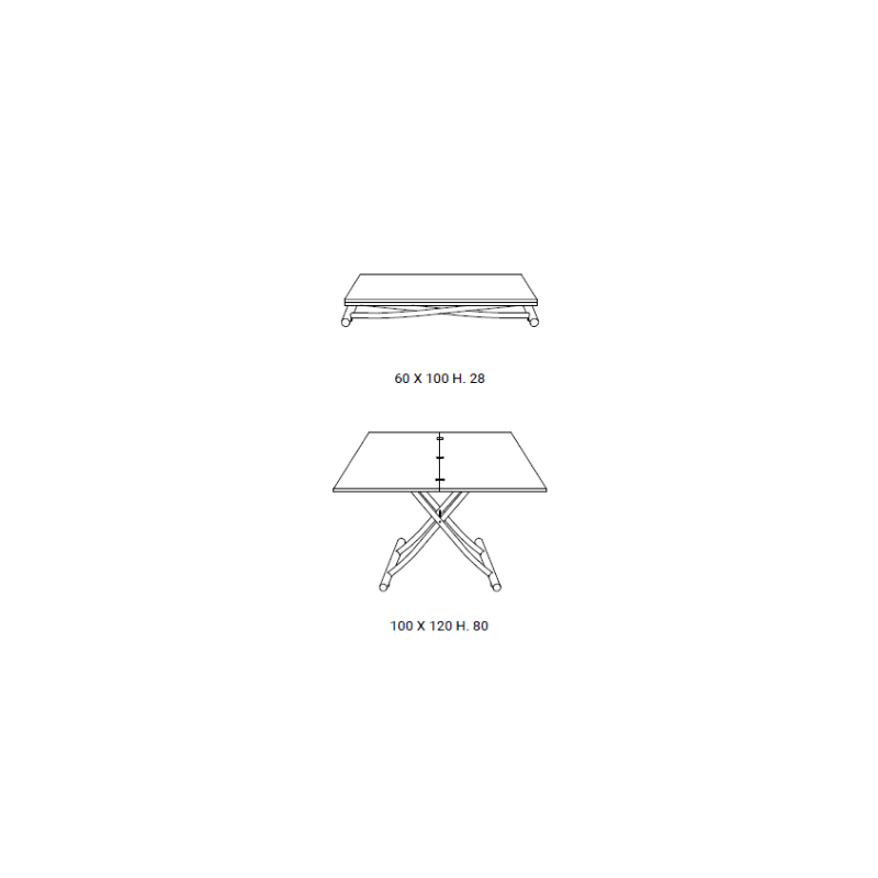 Tavolino Trasformabile Fast - Easyline