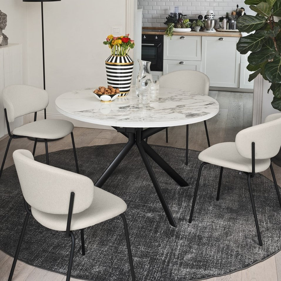 Tavolo Rotondo Allungabile Giove - Connubia