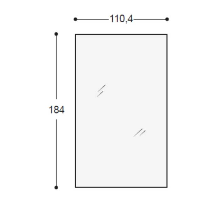 Specchio Glass Mirror Promo - Lago