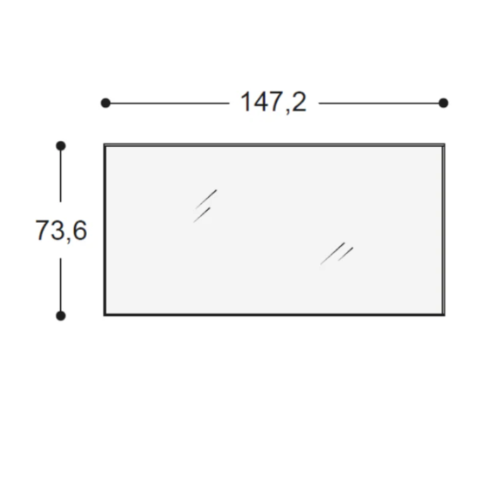 Specchio Glass Mirror Promo - Lago