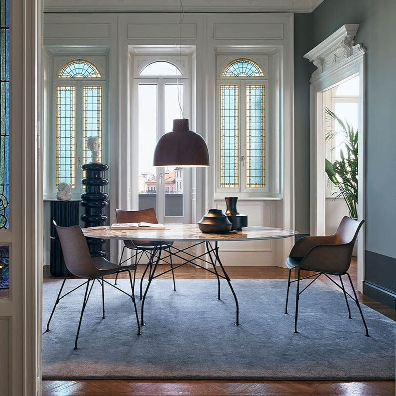 Tavolo Glossy Marmo Ovale - Kartell