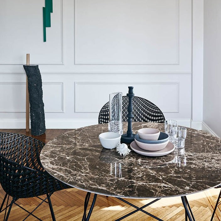 Tavolo Glossy Marmo Ovale - Kartell