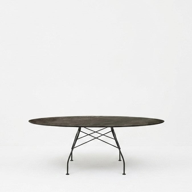 Tavolo Glossy Marmo Ovale - Kartell