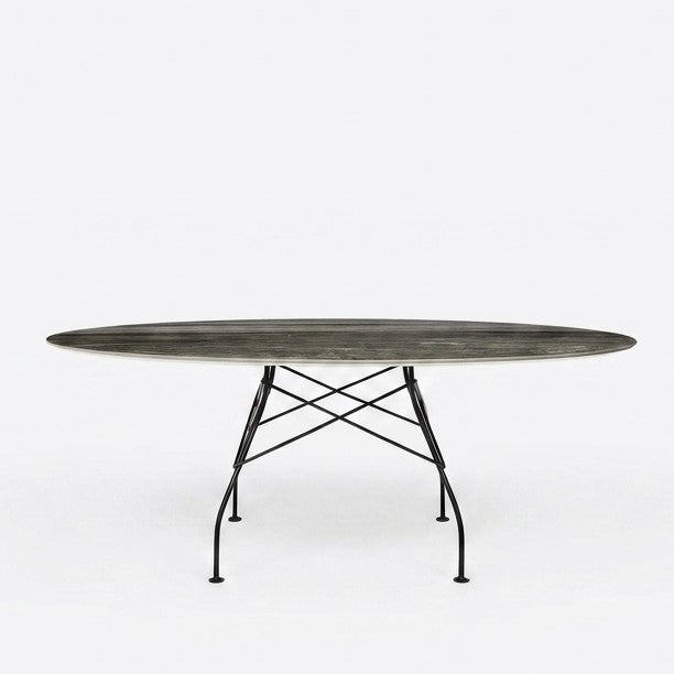 Tavolo Glossy Marmo Ovale - Kartell