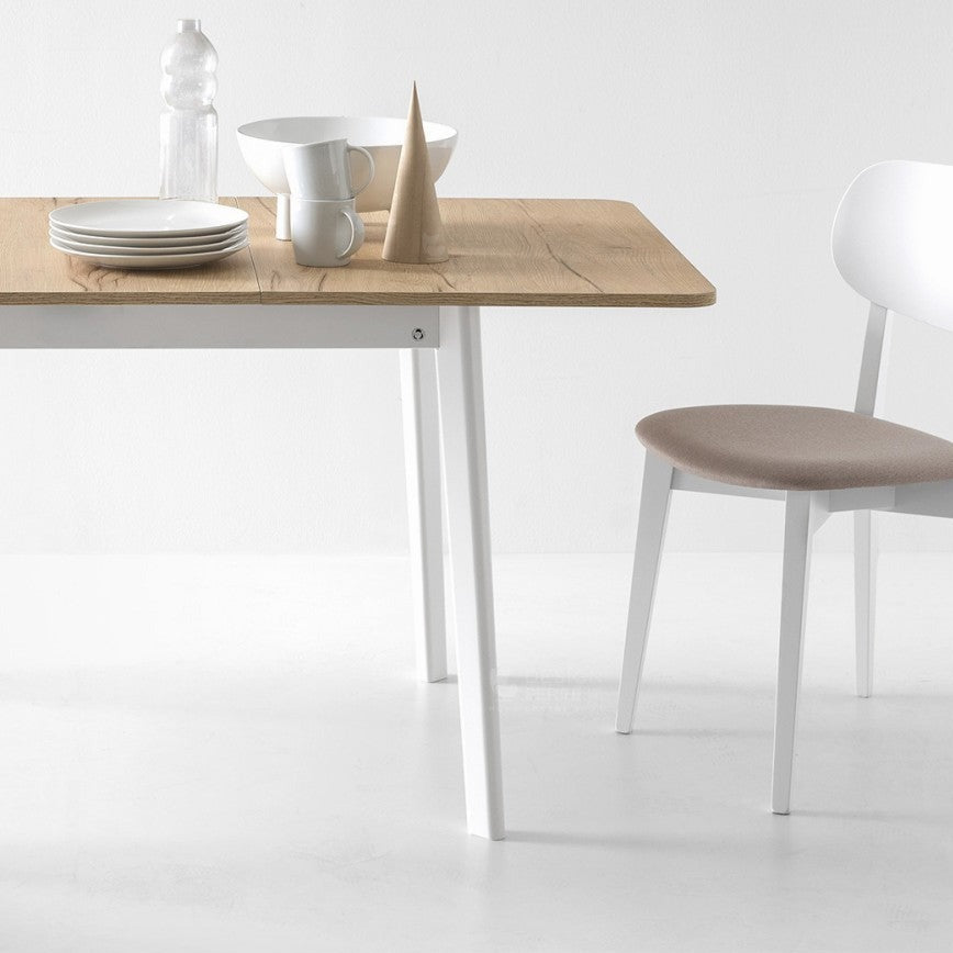 Tavolo quadrato allungabile Dine 90x90 cm - Connubia