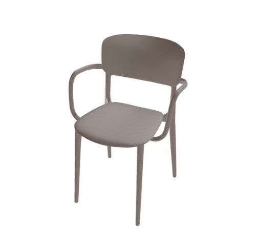 Sedia impilabile con braccioli Liberty - Calligaris
