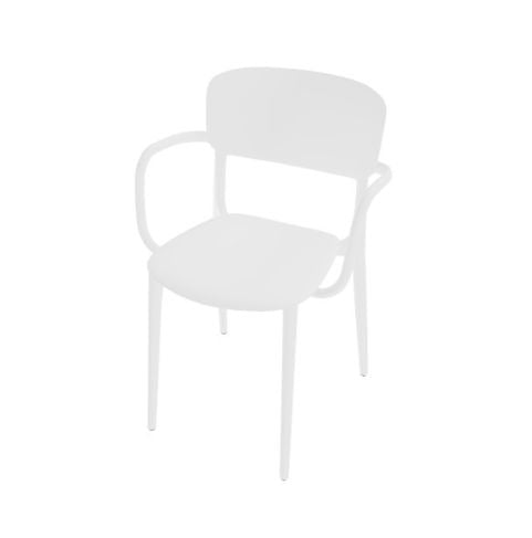 Sedia impilabile con braccioli Liberty - Calligaris