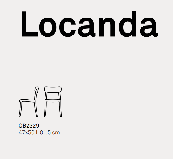 Sedia Impilabile Locanda CB2329 - Connubia