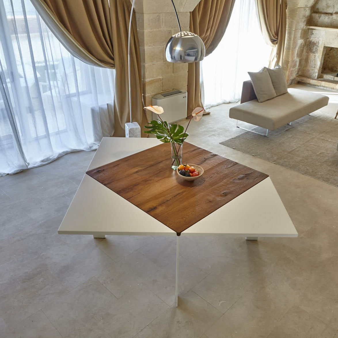 Tavolo Allungabile Quadrato Loto - LAGO