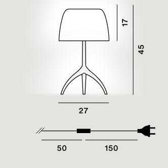 Lampada da tavolo Lumiere - Foscarini