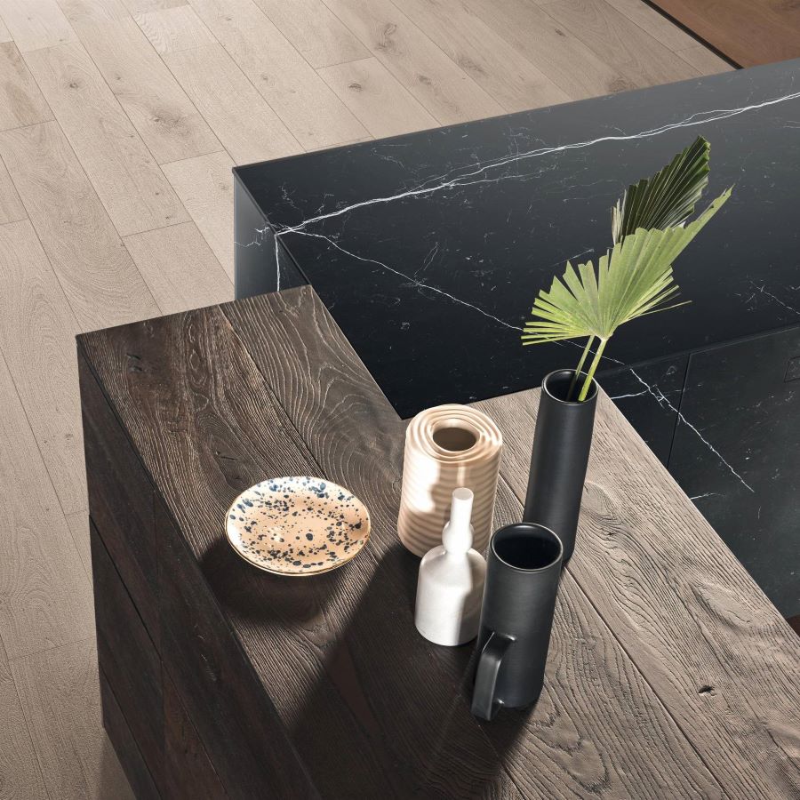 Cucina su misura 36e8 Marble XGlass - Lago