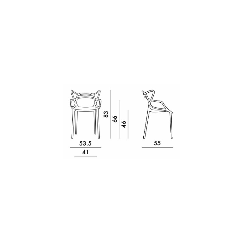 Sedia Impilabile Masters - Kartell