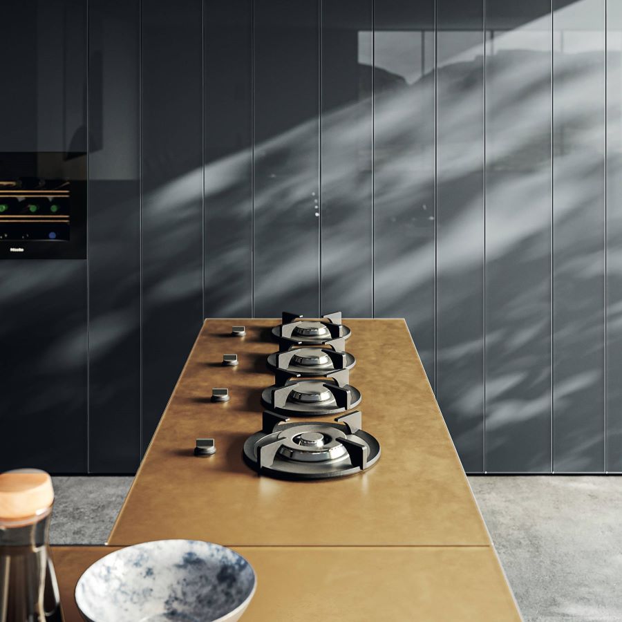 Cucina su misura 36e8 Metal Xglass - Lago