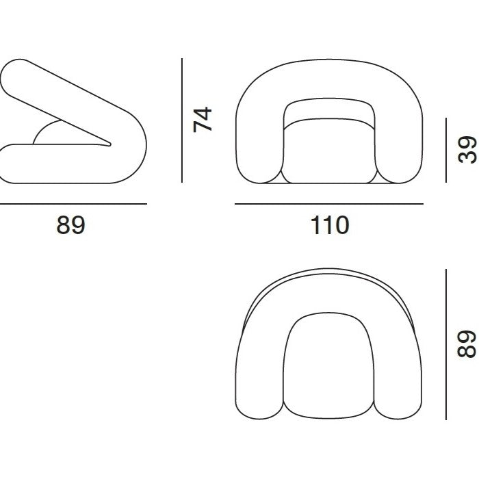 Poltrona Peggy - MDF Italia