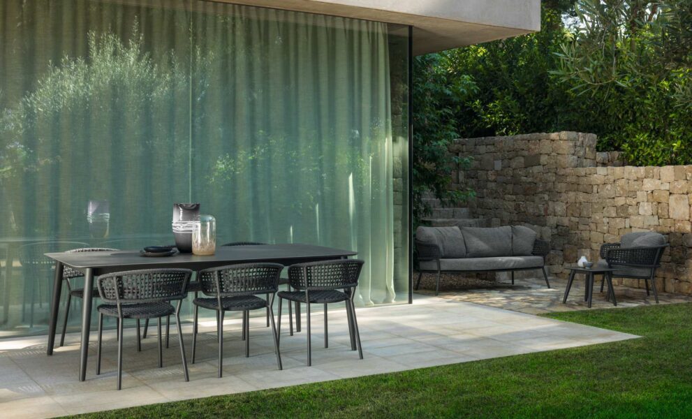 Tavolo allungabile Moon Alu ceramica - Talenti