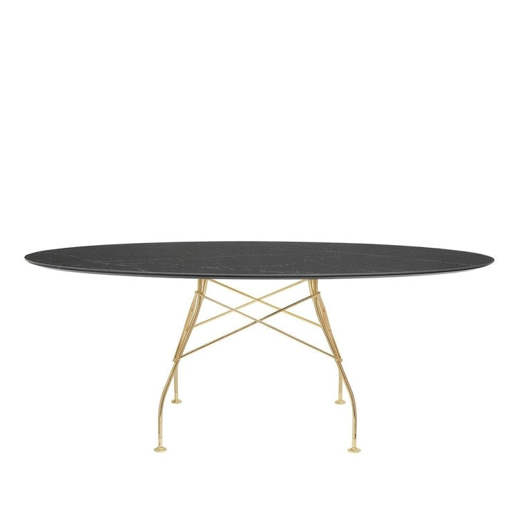 Tavolo Glossy Marmo Ovale - Kartell