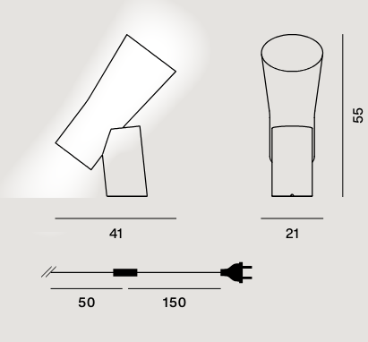 Lampada da tavolo Nile - Foscarini