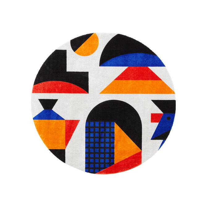 Tappeto Oggian Italian Vibes Round - Qeeboo