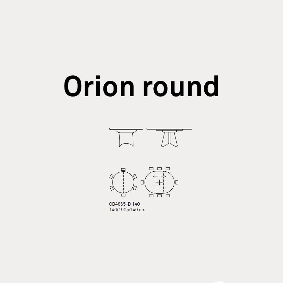Tavolo Rotondo Orion CB4865-D 140 - Connubia