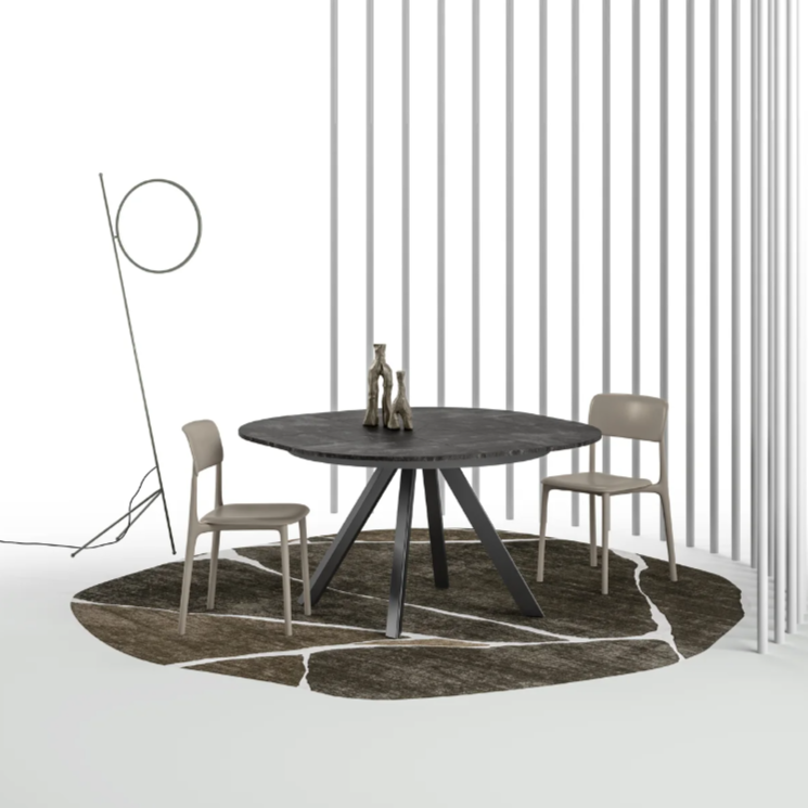 Tavolo rotondo allungabile Petalo - Easyline