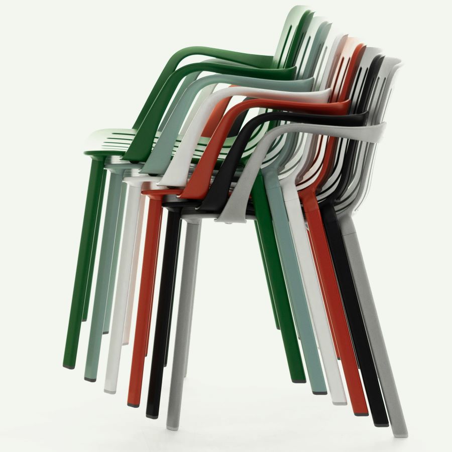 Sedia Plato con braccioli - Magis