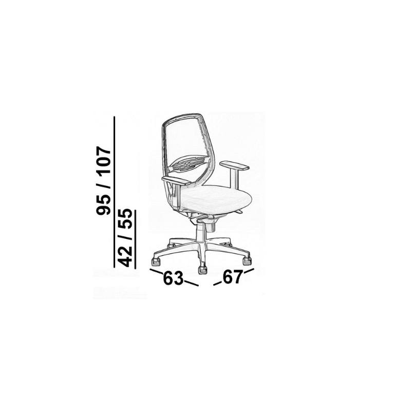 Sedia Operativa Post - Luxy