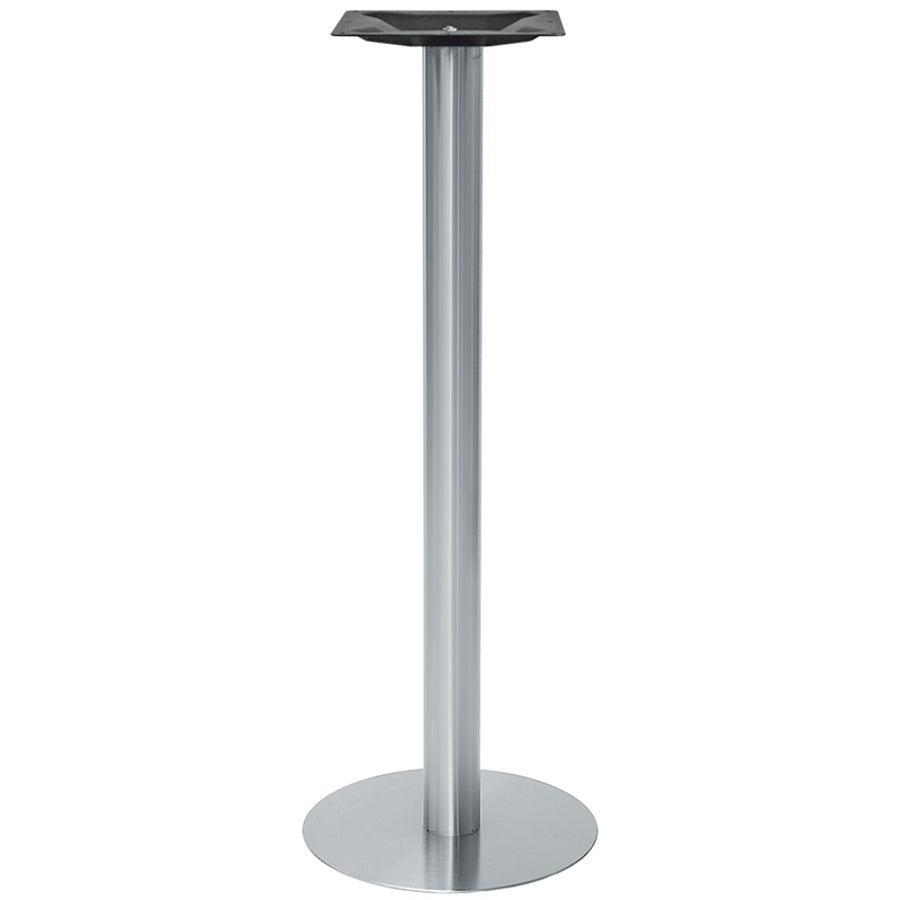 Base alta tonda Milano Inox PZ-B117