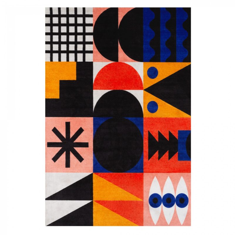 Tappeto Oggian Composizione 001 Rettangolare - Qeeboo