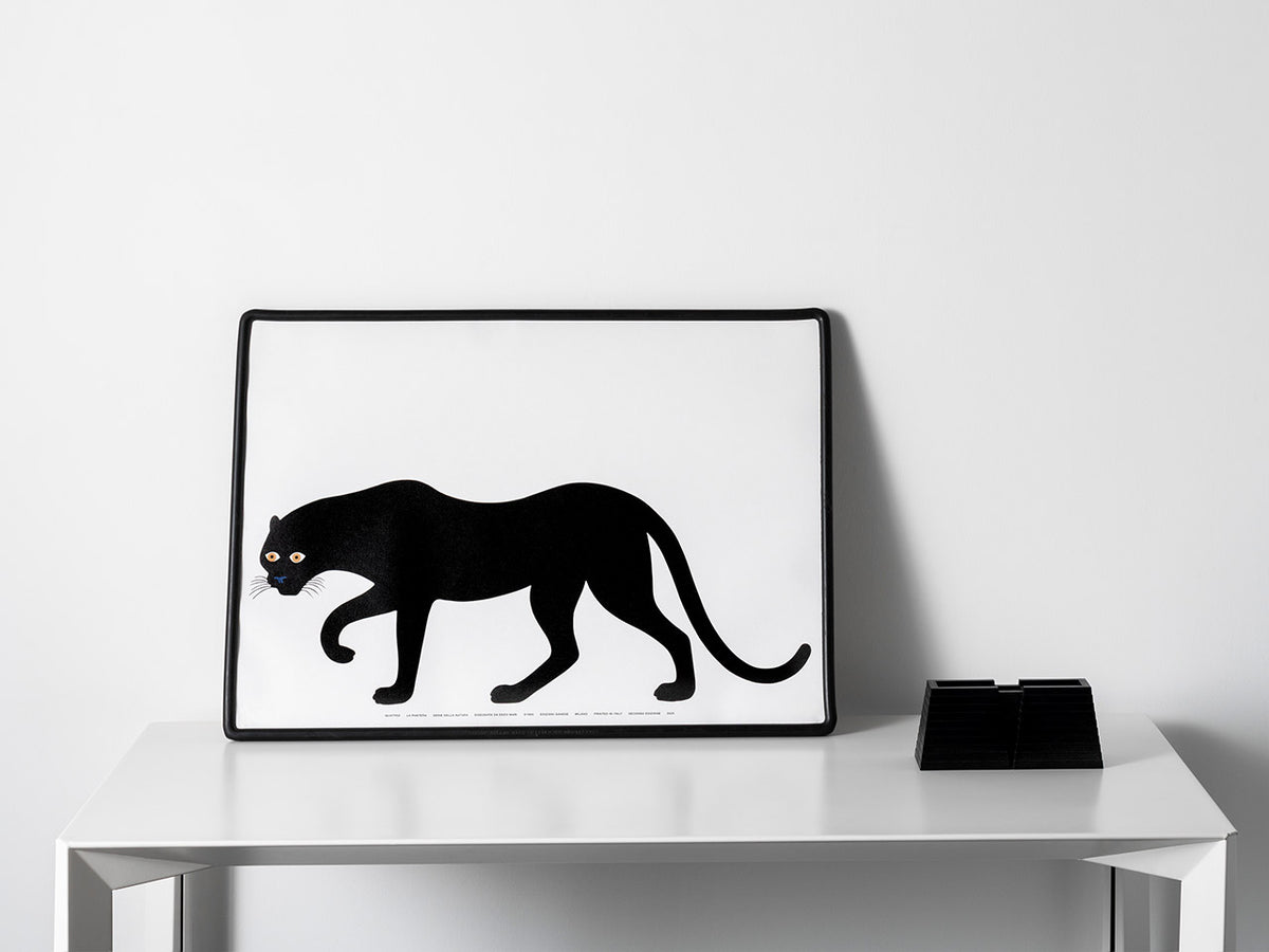 Quattro, la Pantera (50x70) Danese Milano, stampa serigrafica di Enzo Mari
