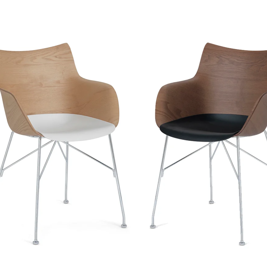 Poltroncina Q/Wood - Kartell
