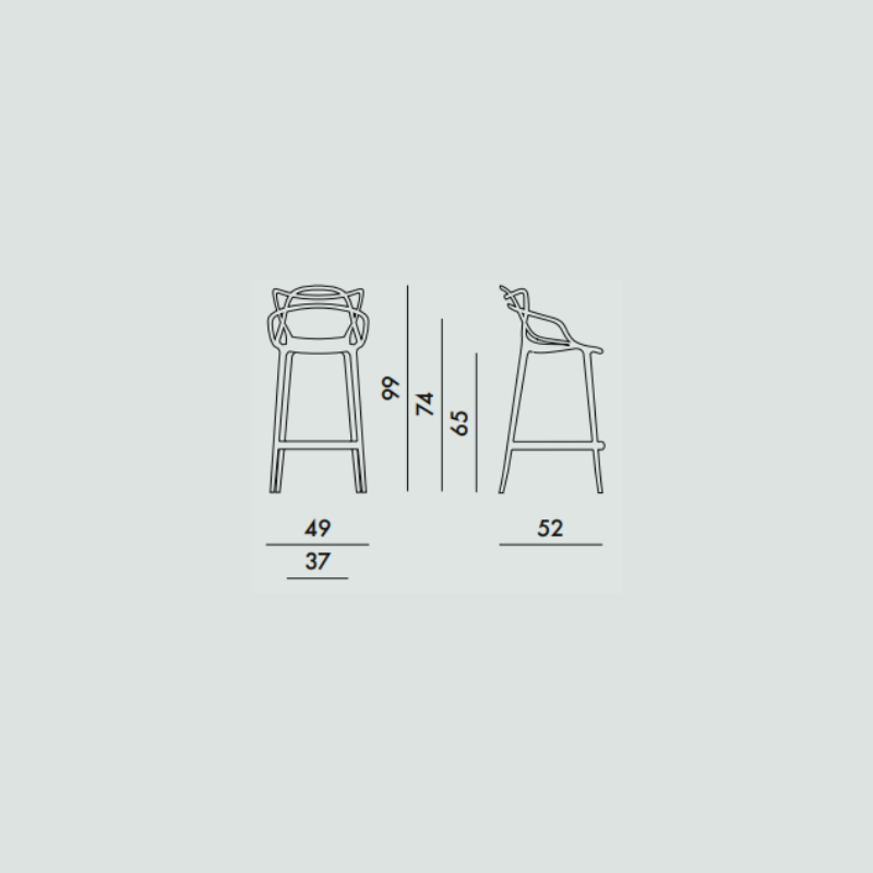 Sgabello Masters - Kartell