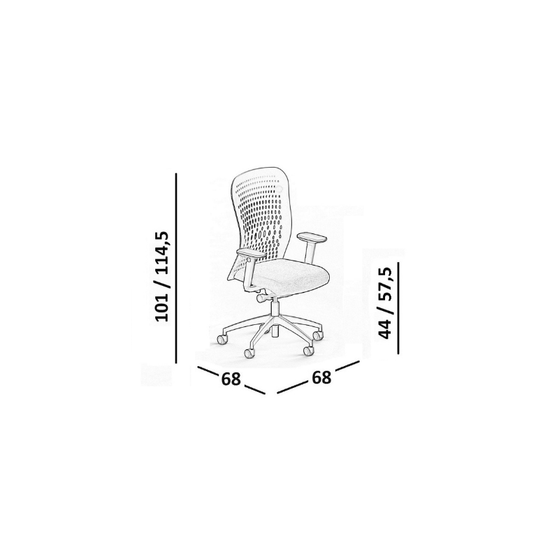 Sedia Operativa SmartBack - Luxy