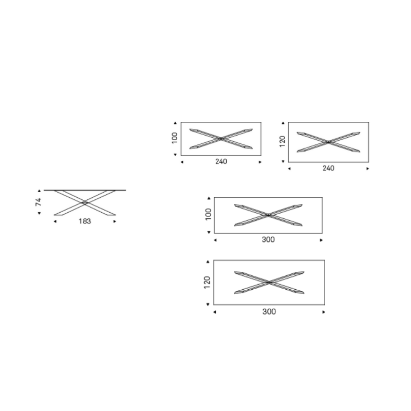 Tavolo Fisso Spyder - Cattelan italia