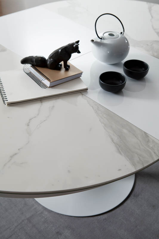 Tavolo Rotondo Allungabile Eclipse