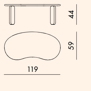Tavolini Undique Mas - Kartell
