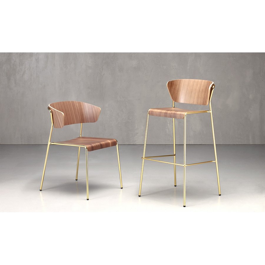 Sgabello Lisa Wood Scab Design