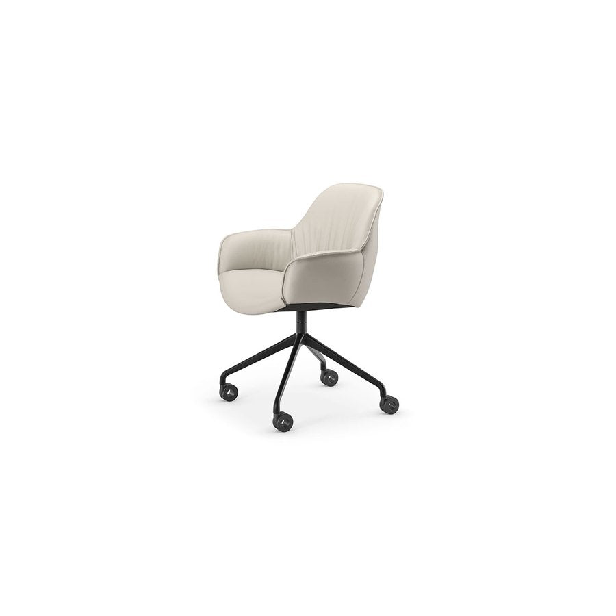Sedia girevole Scarlett Wheels Cattelan Italia