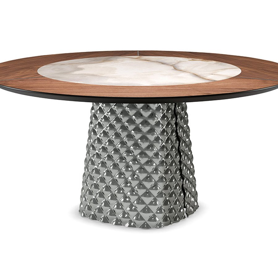 Tavolo Atrium Ker-Wood Round Cattelan Italia