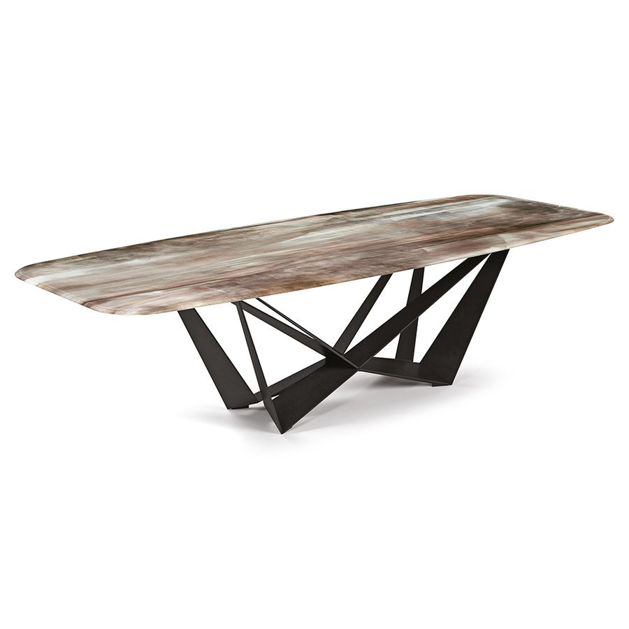 Tavolo Skorpio Crystalart Cattelan Italia