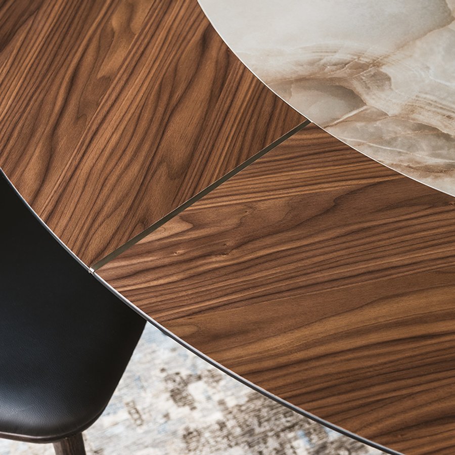 Tavolo Planer Ker-Wood Round Cattelan Italia