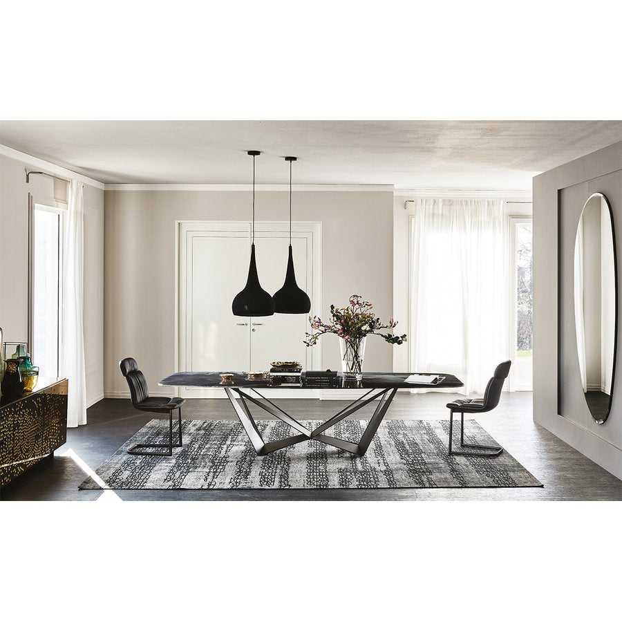 Tavolo Skorpio Crystalart Cattelan Italia
