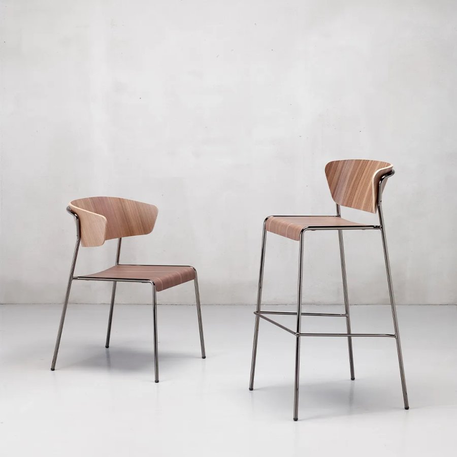 Sgabello Lisa Wood Scab Design