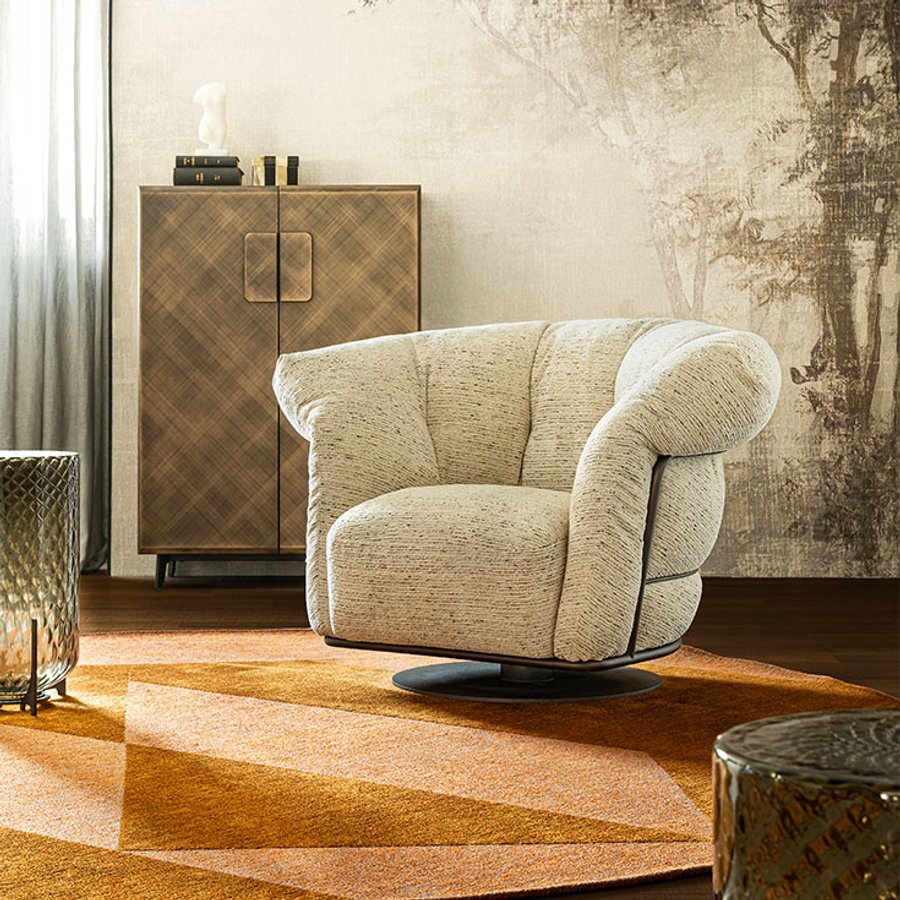 Poltrona girevole Margaret Turn Cattelan Italia