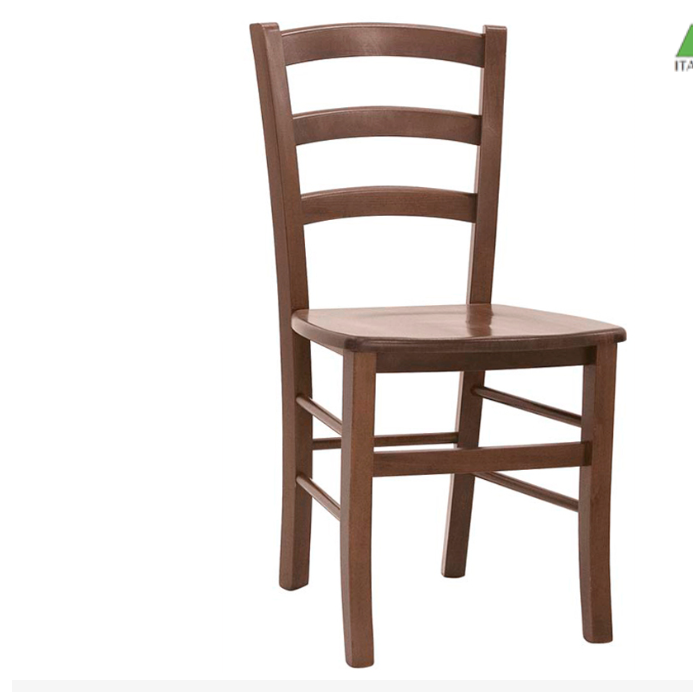 Sedia in legno per ristoranti Wood - Pozzoli
