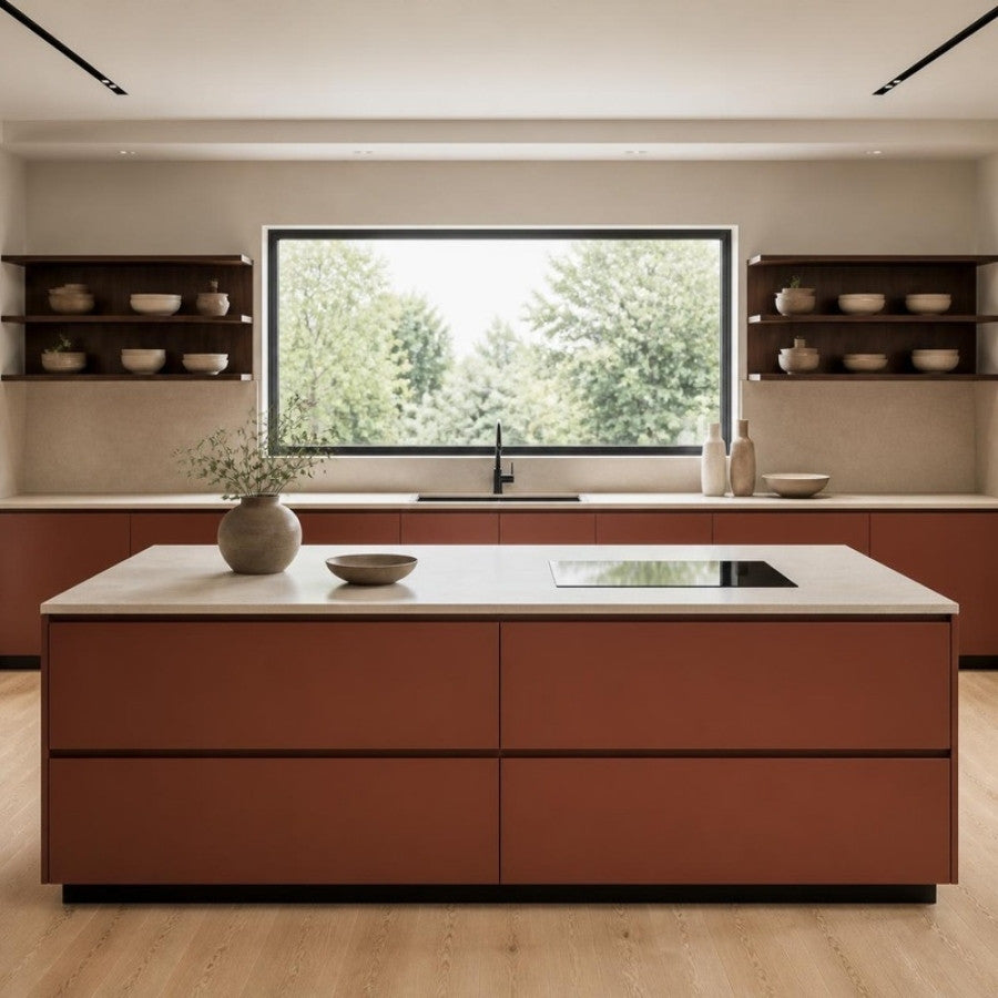Cucina modulare Velia Pozzoli vista frontale