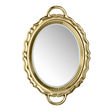 Specchio Plateau Miroir Metal Finish Qeeboo
