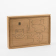 16 Animali / 16 Pesci Danese Milano, puzzle in legno di Enzo Mari