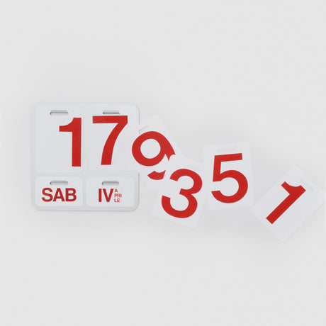 Calendario perpetuo da parete Formosa di Danese Milano disegnato da Enzo Mari