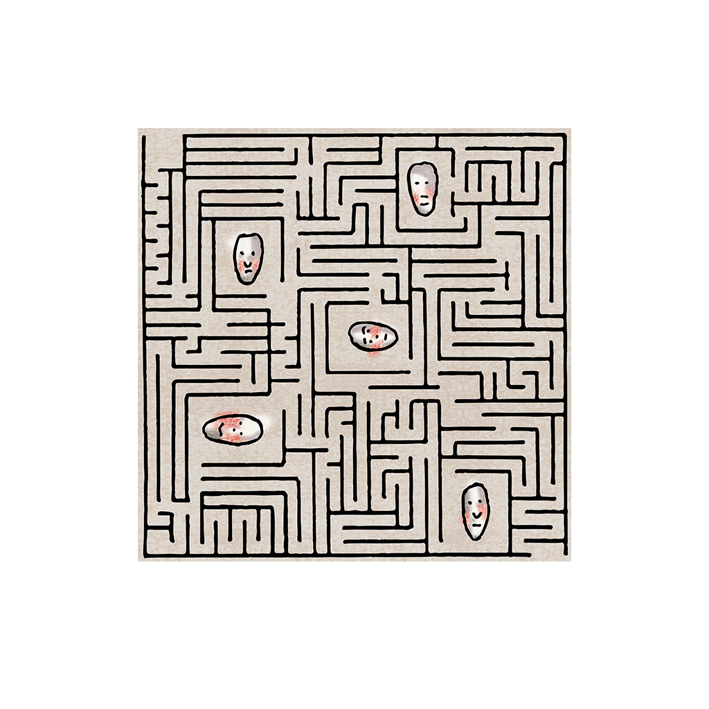 Tappeto Labyrinth Qeeboo